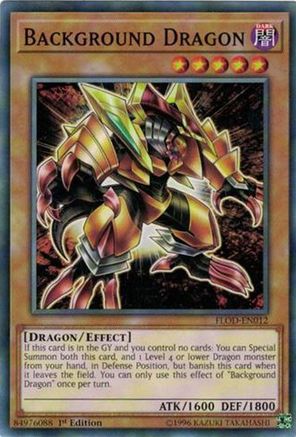 Background Dragon (FLOD-EN012) - Flames of Destruction 1st Edition - Premium Yugioh Single from Konami - Just $0.25! Shop now at Game Crave Tournament Store