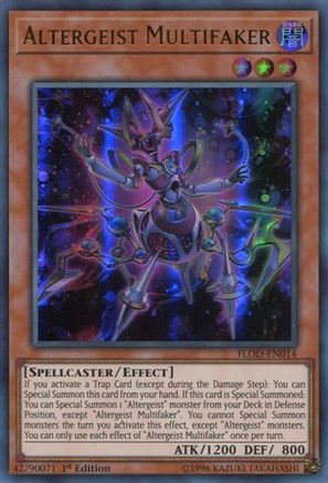 Altergeist Multifaker (FLOD-EN014) - Flames of Destruction 1st Edition - Premium Yugioh Single from Konami - Just $0.32! Shop now at Game Crave Tournament Store