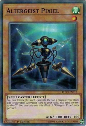 Altergeist Pixiel (FLOD-EN015) - Flames of Destruction Unlimited - Premium Yugioh Single from Konami - Just $0.25! Shop now at Game Crave Tournament Store