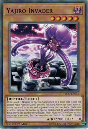 Yajiro Invader (FLOD-EN031) - Flames of Destruction 1st Edition - Premium Yugioh Single from Konami - Just $0.25! Shop now at Game Crave Tournament Store