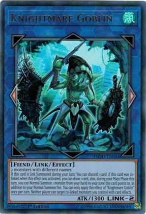 Knightmare Goblin (FLOD-EN044) - Flames of Destruction Unlimited - Premium Yugioh Single from Konami - Just $4.17! Shop now at Game Crave Tournament Store