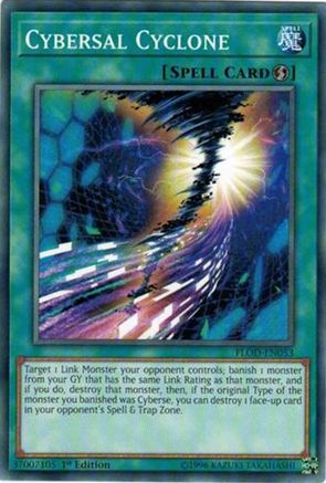 Cybersal Cyclone (FLOD-EN053) - Flames of Destruction Unlimited - Premium Yugioh Single from Konami - Just $0.25! Shop now at Game Crave Tournament Store