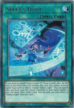 Sekka's Light (FLOD-EN062) - Flames of Destruction Unlimited - Premium Yugioh Single from Konami - Just $0.25! Shop now at Game Crave Tournament Store