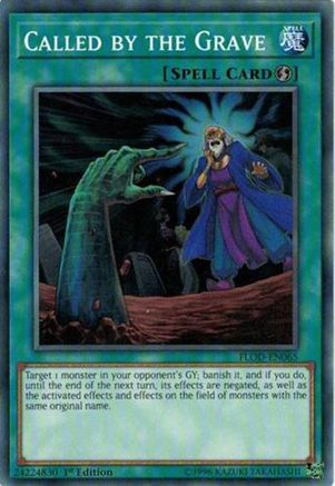 Called by the Grave (FLOD-EN065) - Flames of Destruction 1st Edition - Premium Yugioh Single from Konami - Just $1.06! Shop now at Game Crave Tournament Store