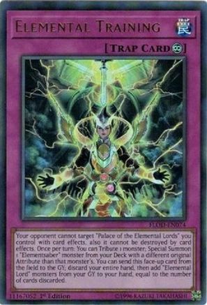 Elemental Training (FLOD-EN074) - Flames of Destruction Unlimited - Premium Yugioh Single from Konami - Just $0.43! Shop now at Game Crave Tournament Store