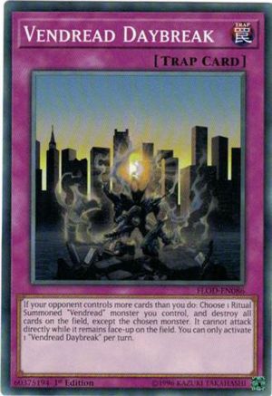 Vendread Daybreak (FLOD-EN086) - Flames of Destruction Unlimited - Premium Yugioh Single from Konami - Just $0.25! Shop now at Game Crave Tournament Store