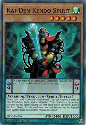 Kai-Den Kendo Spirit (FLOD-EN000) - Flames of Destruction 1st Edition - Premium Yugioh Single from Konami - Just $0.26! Shop now at Game Crave Tournament Store