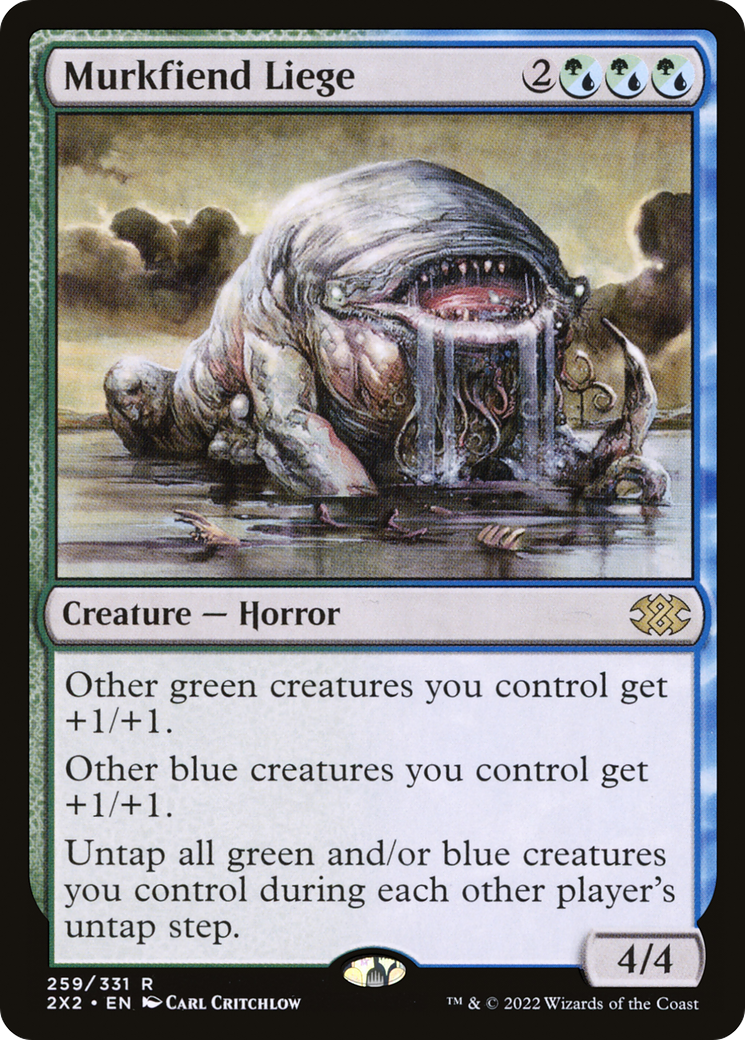 Murkfiend Liege (2X2-259) - Double Masters 2022 - Premium MTG Single from Wizards of the Coast - Just $2.25! Shop now at Game Crave Tournament Store