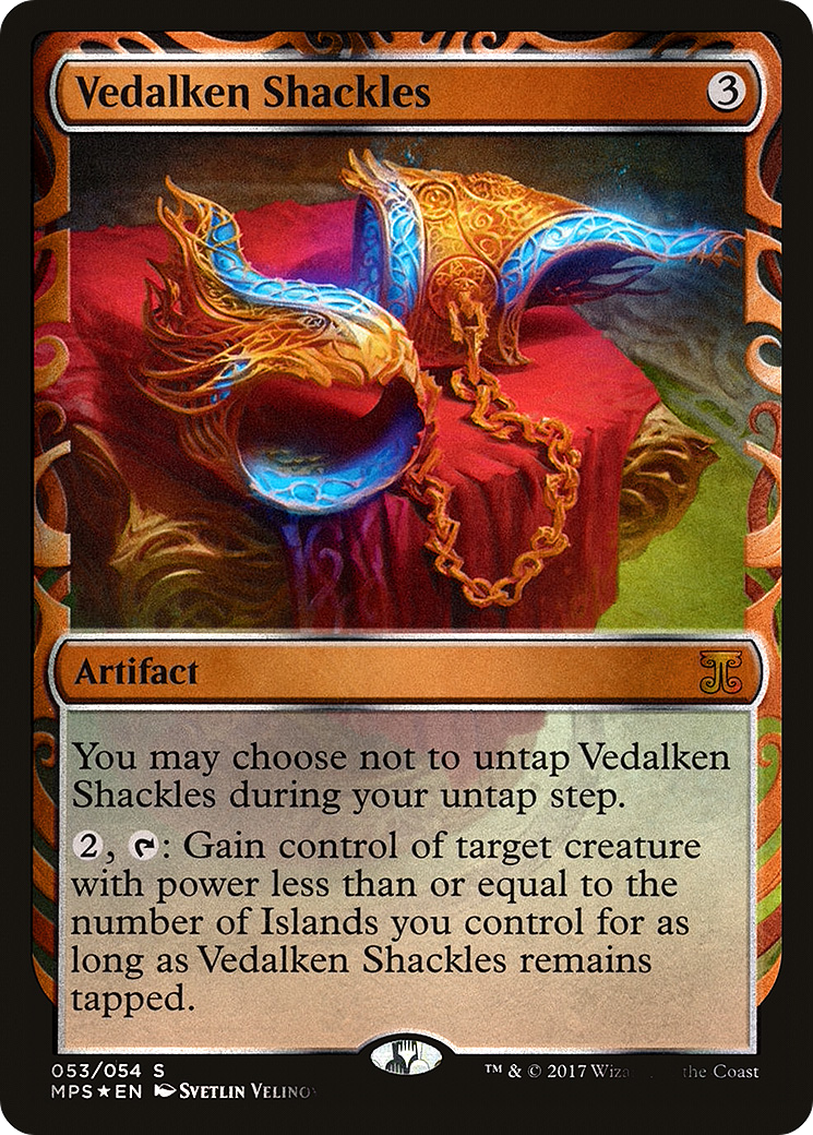 Vedalken Shackles (MPS-053) - Kaladesh Inventions Foil - Premium MTG Single from Wizards of the Coast - Just $12.18! Shop now at Game Crave Tournament Store