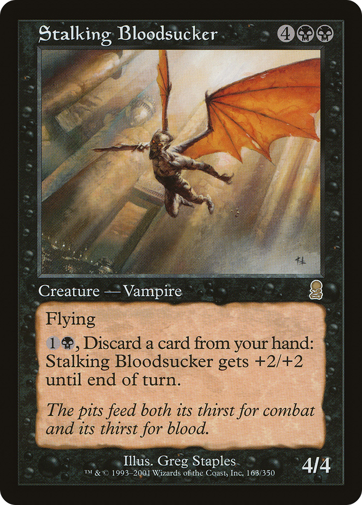 Stalking Bloodsucker (ODY-163) - Odyssey Foil - Premium MTG Single from Wizards of the Coast - Just $0.52! Shop now at Game Crave Tournament Store