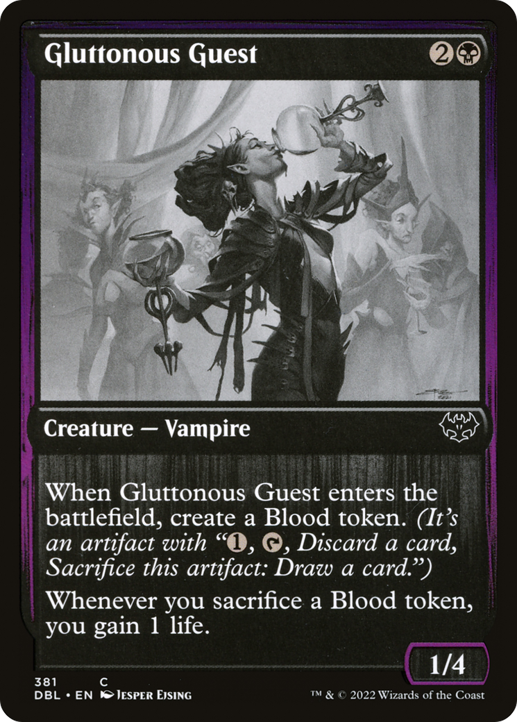 Gluttonous Guest (DBL-381) - Innistrad: Double Feature - Premium MTG Single from Wizards of the Coast - Just $0.08! Shop now at Game Crave Tournament Store