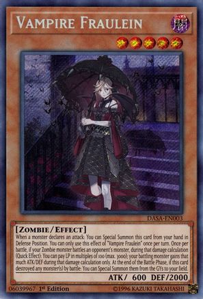 Vampire Fraulein (DASA-EN003) - Dark Saviors 1st Edition - Premium Yugioh Single from Konami - Just $0.62! Shop now at Game Crave Tournament Store
