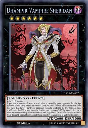 Dhampir Vampire Sheridan (DASA-EN007) - Dark Saviors 1st Edition - Premium Yugioh Single from Konami - Just $0.32! Shop now at Game Crave Tournament Store