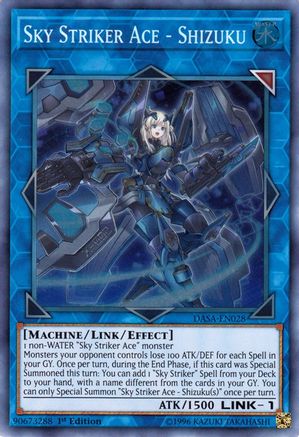 Sky Striker Ace - Shizuku (DASA-EN028) - Dark Saviors Unlimited - Premium Yugioh Single from Konami - Just $0.41! Shop now at Game Crave Tournament Store