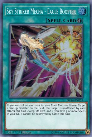 Sky Striker Mecha - Eagle Booster (DASA-EN035) - Dark Saviors 1st Edition - Premium Yugioh Single from Konami - Just $0.72! Shop now at Game Crave Tournament Store
