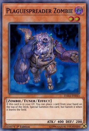 Plaguespreader Zombie (DASA-EN041) - Dark Saviors Unlimited - Premium Yugioh Single from Konami - Just $1.46! Shop now at Game Crave Tournament Store