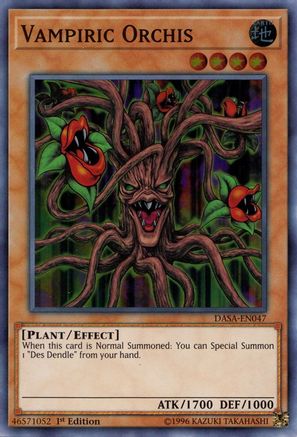 Vampiric Orchis (DASA-EN047) - Dark Saviors Unlimited - Premium Yugioh Single from Konami - Just $0.08! Shop now at Game Crave Tournament Store
