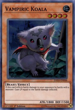 Vampiric Koala (DASA-EN048) - Dark Saviors Unlimited - Premium Yugioh Single from Konami - Just $0.08! Shop now at Game Crave Tournament Store