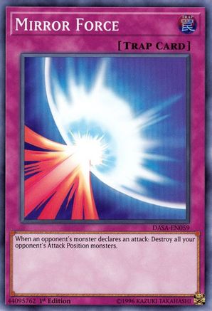 Mirror Force (DASA-EN059) - Dark Saviors Unlimited - Premium Yugioh Single from Konami - Just $0.22! Shop now at Game Crave Tournament Store