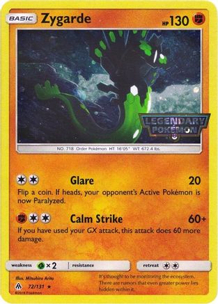 Zygarde - 72/131 (Cosmos Holo) 72 - Miscellaneous Cards & Products Holofoil - Premium Pokemon Single from Nintendo - Just $0.76! Shop now at Game Crave Tournament Store