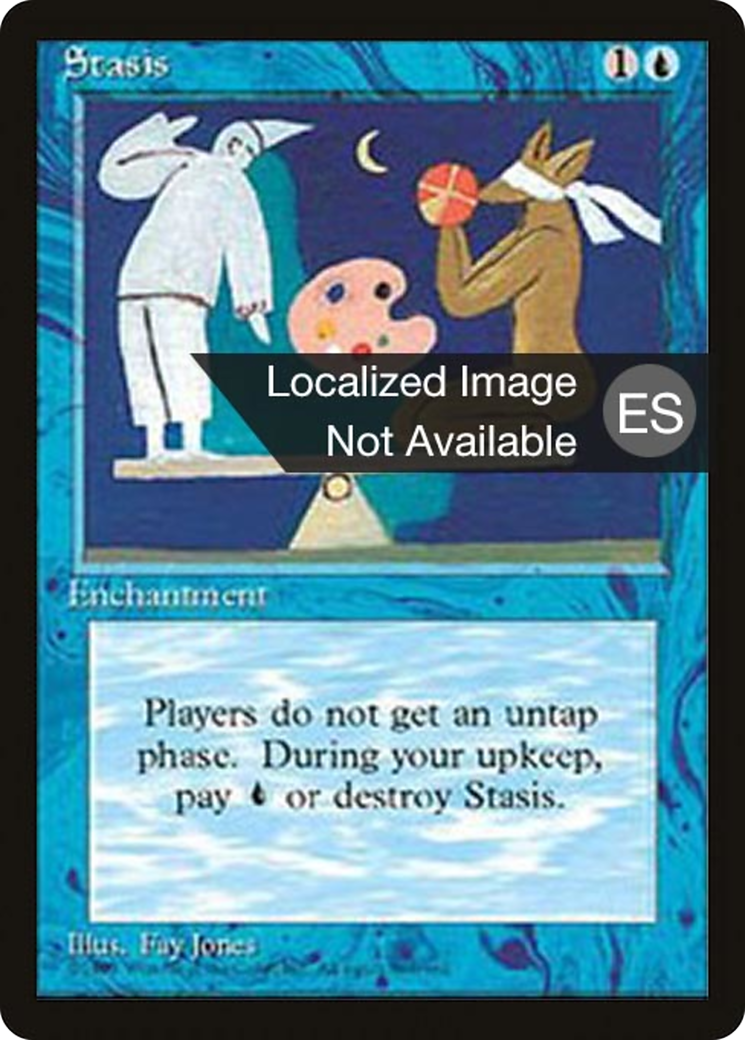 Stasis (4BB-104) - Fourth Edition Foreign Black Border - Premium MTG Single from Wizards of the Coast - Just $11.99! Shop now at Game Crave Tournament Store