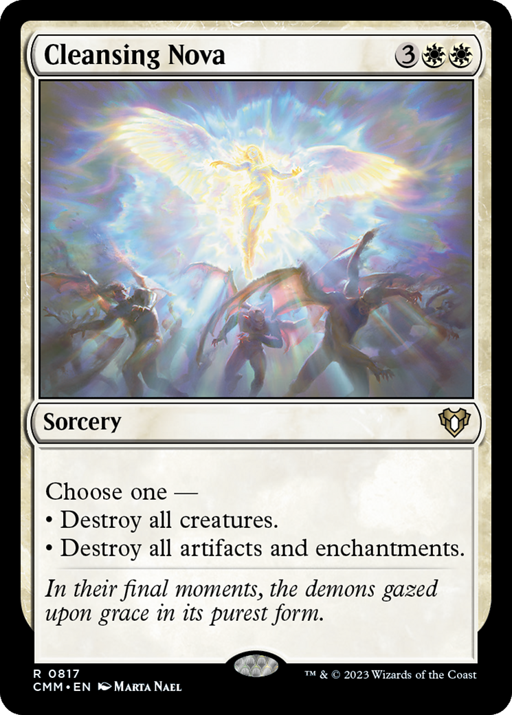 Cleansing Nova (CMM-817) - Commander Masters - Premium MTG Single from Wizards of the Coast - Just $0.20! Shop now at Game Crave Tournament Store