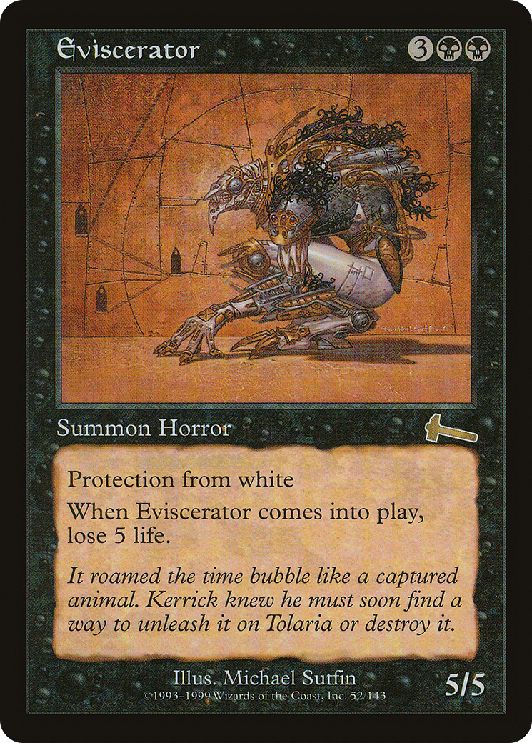 Eviscerator (ULG-052) - Urza's Legacy - Premium MTG Single from Wizards of the Coast - Just $0.08! Shop now at Game Crave Tournament Store