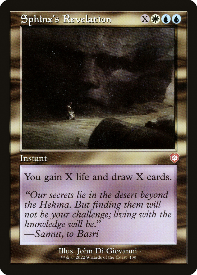 Sphinx's Revelation (BRC-130) - The Brothers' War Commander - Premium MTG Single from Wizards of the Coast - Just $0.08! Shop now at Game Crave Tournament Store