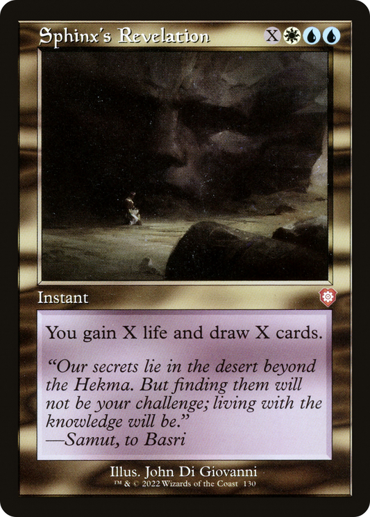 Sphinx's Revelation (BRC-130) - The Brothers' War Commander - Premium MTG Single from Wizards of the Coast - Just $0.08! Shop now at Game Crave Tournament Store