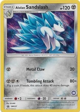 Alolan Sandslash (30) SM127 - SM Trainer Kit Alolan Sandslash & Alolan Ninetales Holofoil - Premium Pokemon Single from Nintendo - Just $0.66! Shop now at Game Crave Tournament Store