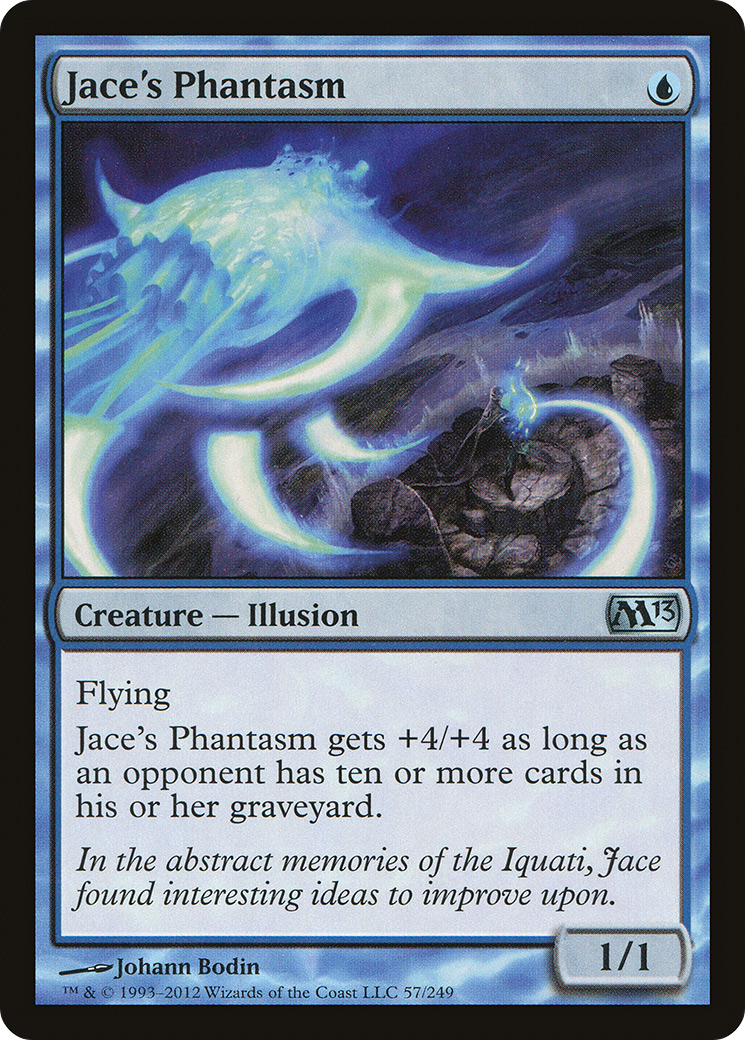 Jace's Phantasm (M13-057) - Magic 2013 - Premium MTG Single from Wizards of the Coast - Just $0.08! Shop now at Game Crave Tournament Store