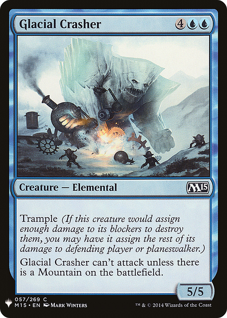 Glacial Crasher (MB1-391) - Mystery Booster - Premium MTG Single from Wizards of the Coast - Just $0.08! Shop now at Game Crave Tournament Store