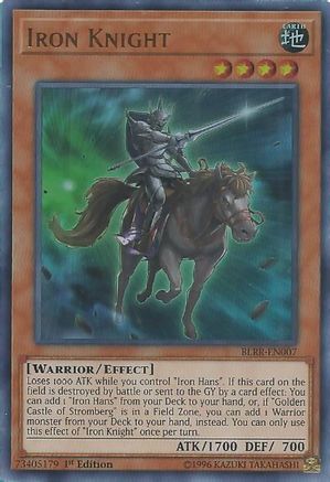 Iron Knight (BLRR-EN007) - Battles of Legend: Relentless Revenge 1st Edition - Premium Yugioh Single from Konami - Just $0.25! Shop now at Game Crave Tournament Store
