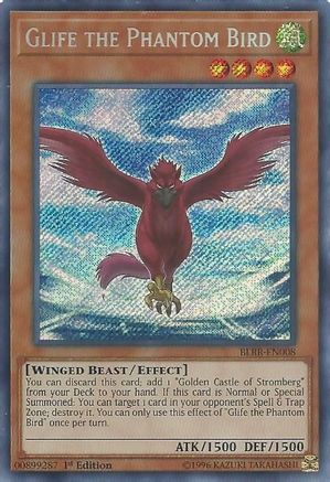 Glife the Phantom Bird (BLRR-EN008) - Battles of Legend: Relentless Revenge 1st Edition - Premium Yugioh Single from Konami - Just $1.29! Shop now at Game Crave Tournament Store