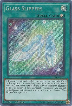 Glass Slippers (BLRR-EN011) - Battles of Legend: Relentless Revenge 1st Edition - Premium Yugioh Single from Konami - Just $0.46! Shop now at Game Crave Tournament Store