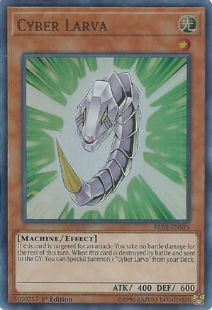 Cyber Larva (BLRR-EN019) - Battles of Legend: Relentless Revenge 1st Edition - Premium Yugioh Single from Konami - Just $0.25! Shop now at Game Crave Tournament Store