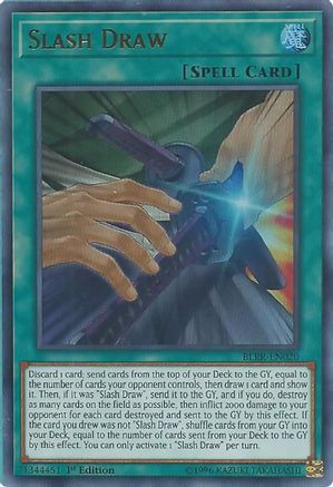 Slash Draw (BLRR-EN020) - Battles of Legend: Relentless Revenge 1st Edition - Premium Yugioh Single from Konami - Just $0.13! Shop now at Game Crave Tournament Store