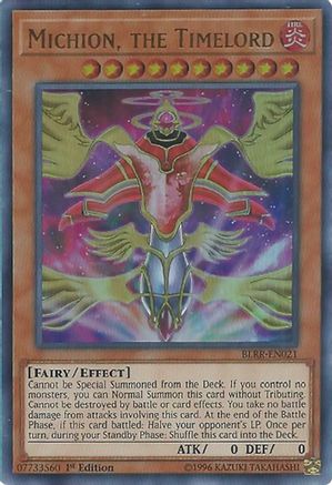 Michion, the Timelord (BLRR-EN021) - Battles of Legend: Relentless Revenge 1st Edition - Premium Yugioh Single from Konami - Just $6.82! Shop now at Game Crave Tournament Store