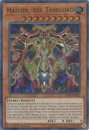 Hailon, the Timelord (BLRR-EN022) - Battles of Legend: Relentless Revenge 1st Edition - Premium Yugioh Single from Konami - Just $0.34! Shop now at Game Crave Tournament Store