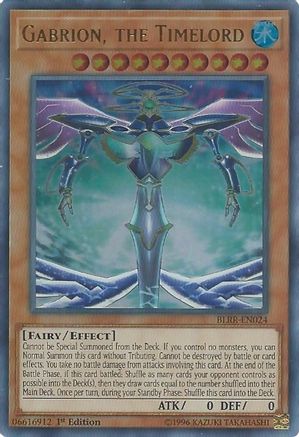 Gabrion, the Timelord (BLRR-EN024) - Battles of Legend: Relentless Revenge 1st Edition - Premium Yugioh Single from Konami - Just $0.45! Shop now at Game Crave Tournament Store