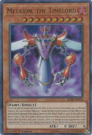 Metaion, the Timelord (BLRR-EN026) - Battles of Legend: Relentless Revenge 1st Edition - Premium Yugioh Single from Konami - Just $0.47! Shop now at Game Crave Tournament Store
