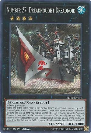 Number 27: Dreadnought Dreadnoid (BLRR-EN030) - Battles of Legend: Relentless Revenge 1st Edition - Premium Yugioh Single from Konami - Just $3.99! Shop now at Game Crave Tournament Store