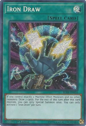 Iron Draw (BLRR-EN034) - Battles of Legend: Relentless Revenge 1st Edition - Premium Yugioh Single from Konami - Just $0.30! Shop now at Game Crave Tournament Store
