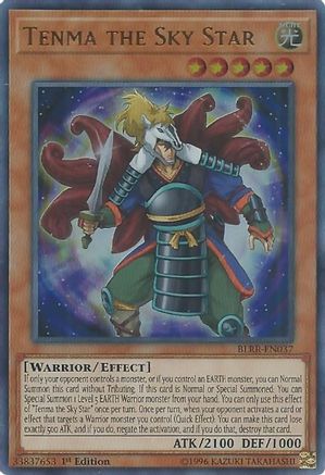 Tenma the Sky Star (BLRR-EN037) - Battles of Legend: Relentless Revenge 1st Edition - Premium Yugioh Single from Konami - Just $0.25! Shop now at Game Crave Tournament Store