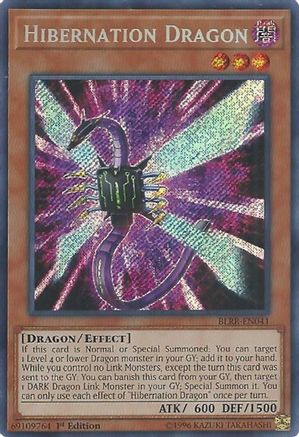 Hibernation Dragon (BLRR-EN041) - Battles of Legend: Relentless Revenge 1st Edition - Premium Yugioh Single from Konami - Just $0.28! Shop now at Game Crave Tournament Store