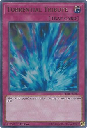 Torrential Tribute (BLRR-EN047) - Battles of Legend: Relentless Revenge 1st Edition - Premium Yugioh Single from Konami - Just $0.49! Shop now at Game Crave Tournament Store