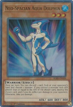 Neo-Spacian Aqua Dolphin (BLRR-EN049) - Battles of Legend: Relentless Revenge 1st Edition - Premium Yugioh Single from Konami - Just $0.88! Shop now at Game Crave Tournament Store