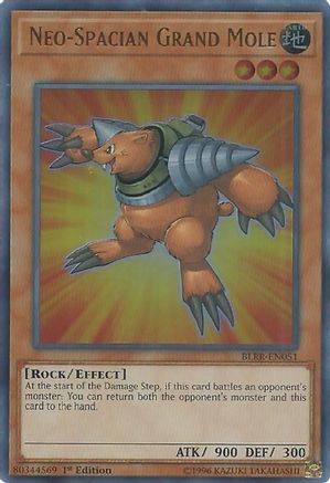 Neo-Spacian Grand Mole (BLRR-EN051) - Battles of Legend: Relentless Revenge 1st Edition - Premium Yugioh Single from Konami - Just $0.86! Shop now at Game Crave Tournament Store