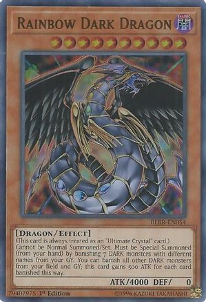 Rainbow Dark Dragon (BLRR-EN054) - Battles of Legend: Relentless Revenge 1st Edition - Premium Yugioh Single from Konami - Just $0.94! Shop now at Game Crave Tournament Store