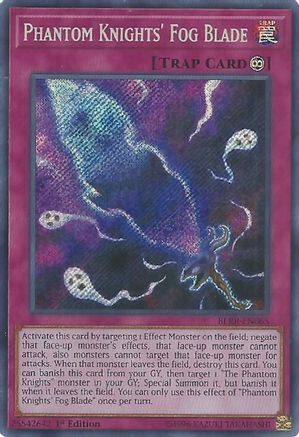 Phantom Knights' Fog Blade (BLRR-EN065) - Battles of Legend: Relentless Revenge 1st Edition - Premium Yugioh Single from Konami - Just $2.08! Shop now at Game Crave Tournament Store